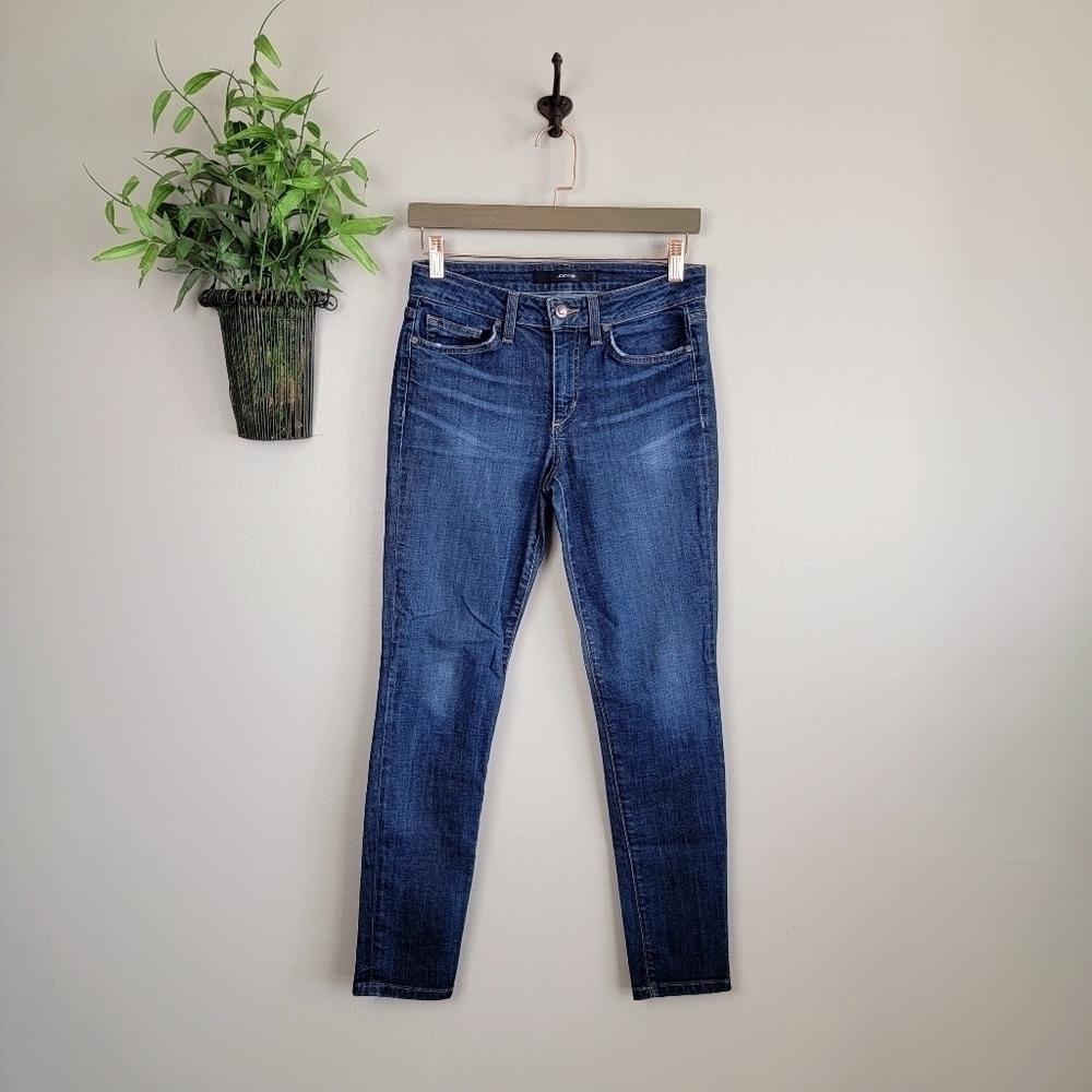 Joe's Jeans Skinny Ankle Dark Brilla Wash Mid Rise Stretch Jegging Crop 27